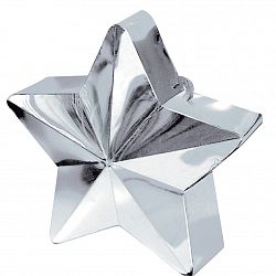 Грузик для шаров Звезда Серебро