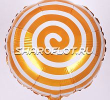 Круг Оранжевый Леденец 40см