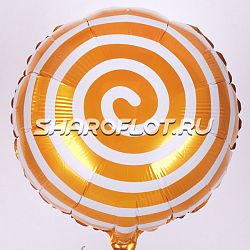 Круг Оранжевый Леденец 40см