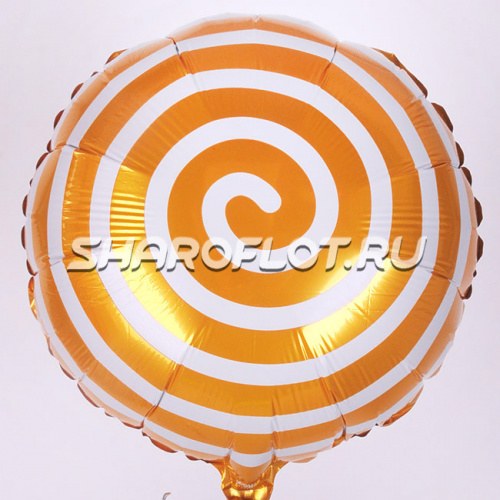 Круг Оранжевый Леденец 40см