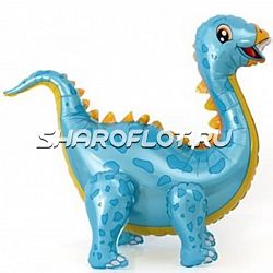 Ходячий шар Стегозавр (голубой)