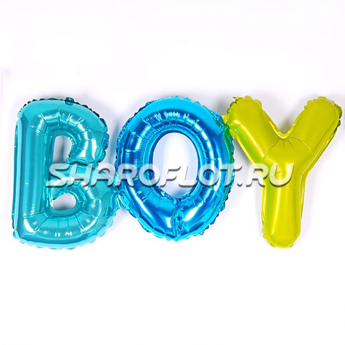 Надпись Boy с воздухом 60см Надпись Boy с воздухом 60см