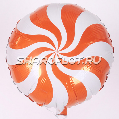Круг Оранжевый Конфетка 40см
