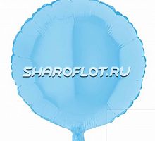 Шар Круг Макарунс Голубой 40см