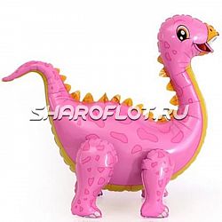 Ходячий шар Стегозавр (розовый)