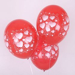 Шары с Плетеными Сердцами 30см