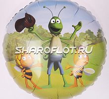 Круг Пчела Майя и Кузнечик 40см