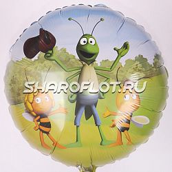 Круг Пчела Майя и Кузнечик 40см