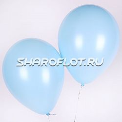 Шар Голубой пастель 30см