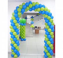 Гирлянда из шаров «Голубая-Салатовая»