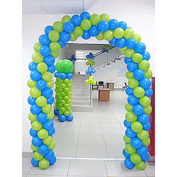 Гирлянда из шаров «Голубая-Салатовая»