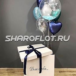 Коробка сюрприз шары