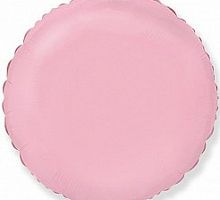 Шар Круг Розовый 40см