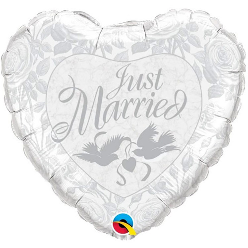 Сердце Just Married 75см