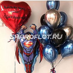 Шары Люкс Маленькому Супермену