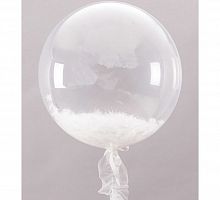 Шар с Белыми перьями