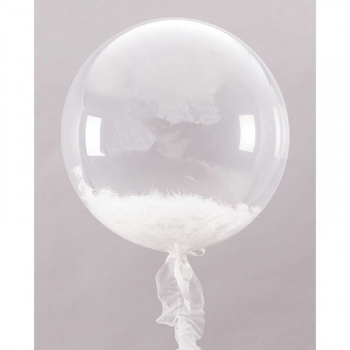 Шар с Белыми перьями