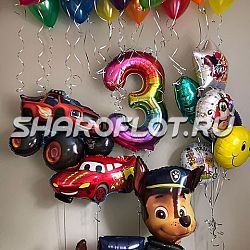 Оформление шарами Щенячий патруль