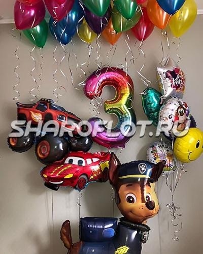 Оформление шарами Щенячий патруль Оформление шарами Щенячий патруль