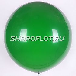 Большой шар Темно-зеленый кристалл 80см