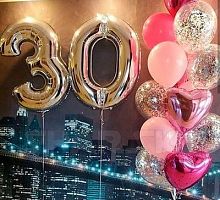 Композиция шаров с цифрой №135