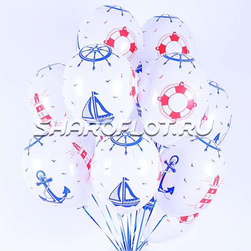 Шары Морская тематика, 30см