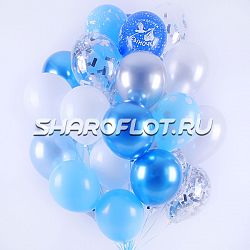 Облако на выписку мальчика 30см