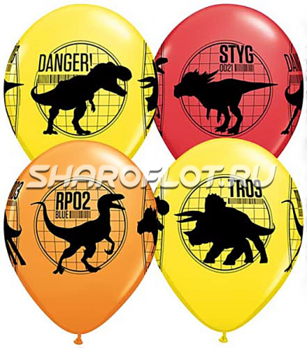 Шары Динозавры, 30см