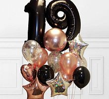 Композиция шаров с цифрой №031