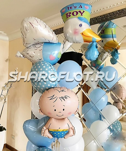 Букет из шаров для мальчика