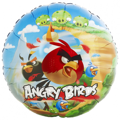 Шар-круг Angry Birds Команда, 46 см
