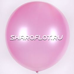 Большой шар Розовый металлик 80см