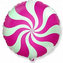 Шар Круг Леденец Фуксия 45см