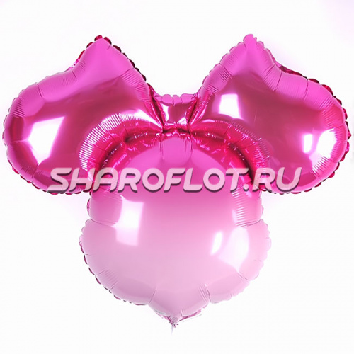 Шар Мини Маус Омбре (голова) 65см