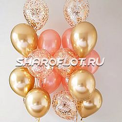 Фонтан шаров «Соленая карамель»