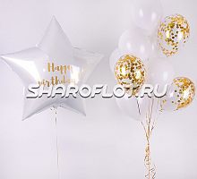 Белый сет шаров