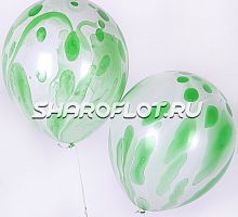 Шар Мраморный Зеленый 30см