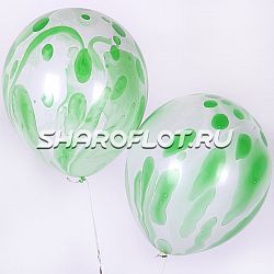 Шар Мраморный Зеленый 30см