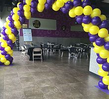 Гирлянда из шаров «Желто-Фиолетовая»