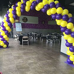 Гирлянда из шаров «Желто-Фиолетовая»