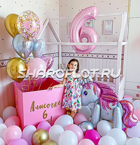 Сюрприз дочке на 6 лет Единорожка