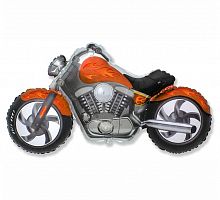 Мини-шар Мотоцикл Оранжевый 25см