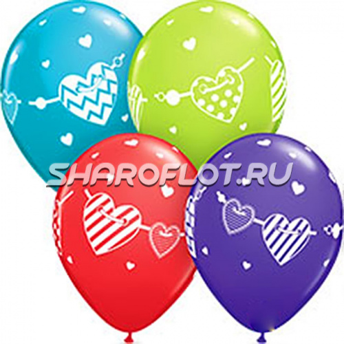 Шары Гирлянда Сердец, 30см