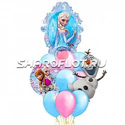 Букет шаров «Холодное сердце»