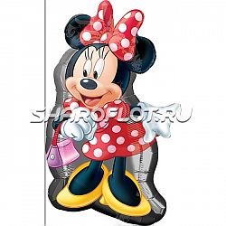 Шар Мини Маус танцующая 70см