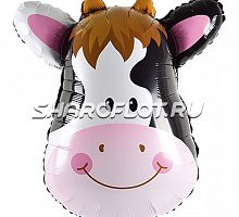 Шар Корова голова 80см