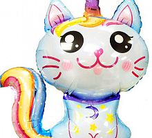 Шар Единорог котенок 80см