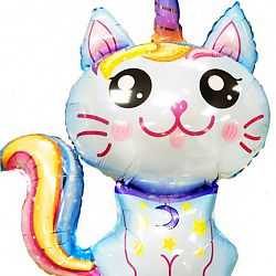 Шар Единорог котенок 80см