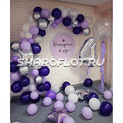 Разнокалиберная гирлянда на день рождение