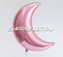 Шарик в виде месяца Розовый